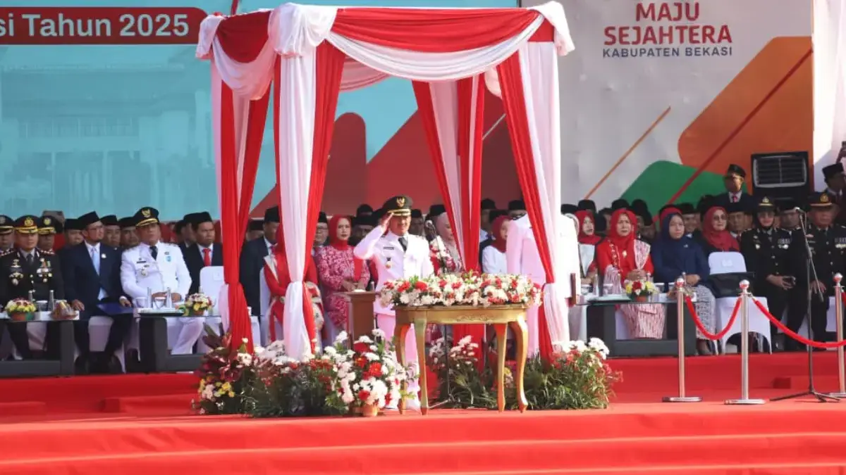 Hari Ulang Tahun (HUT) Kemerdekaan Republik Indonesia ke-80 tingkat Kabupaten Bekasi.