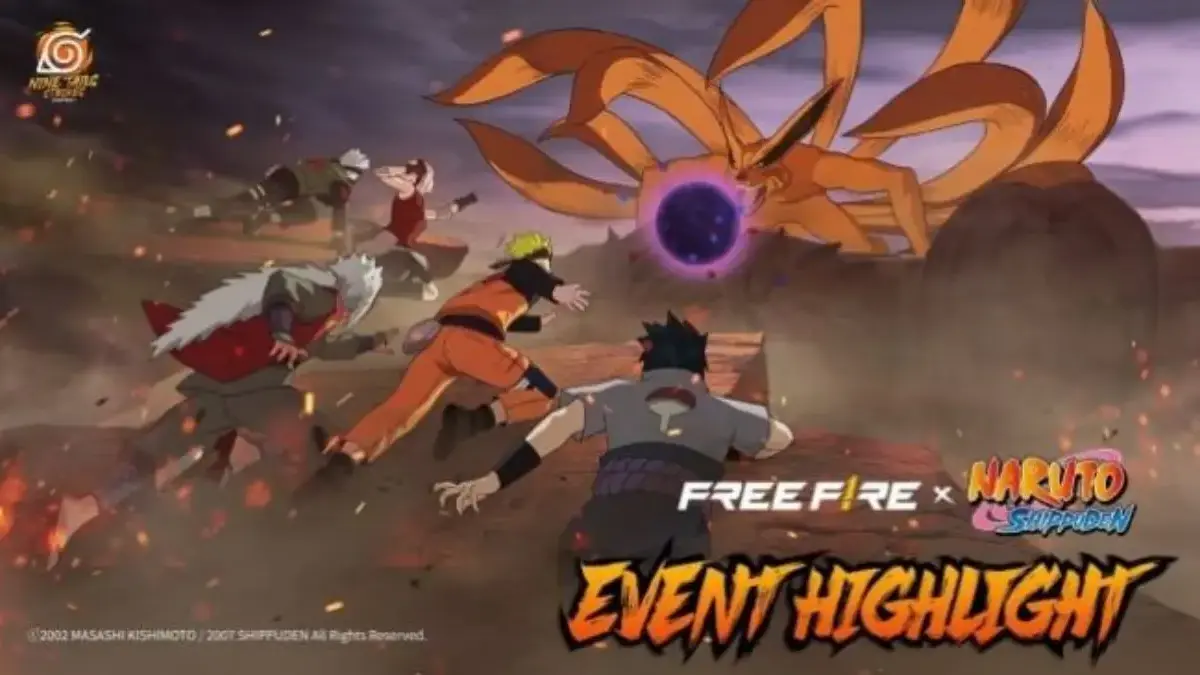 Free Fire x Naruto Shippuden.