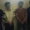 Empat orang, termasuk karyawan toko ditangkap.