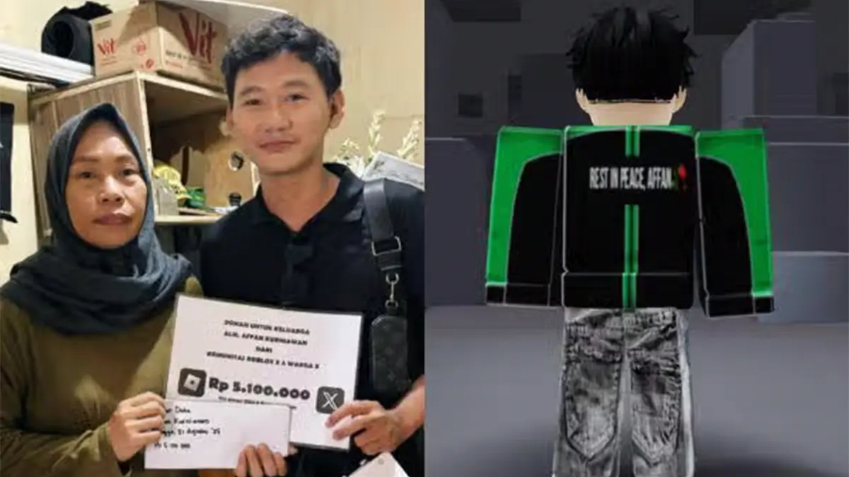 Kisah Solidaritas, Komunitas Roblox Kumpulkan Donasi Rp5,1 Juta untuk Alm. Affan Kurniawan