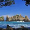 Wisata Gigi Hiu Tanggamus, Lampung.