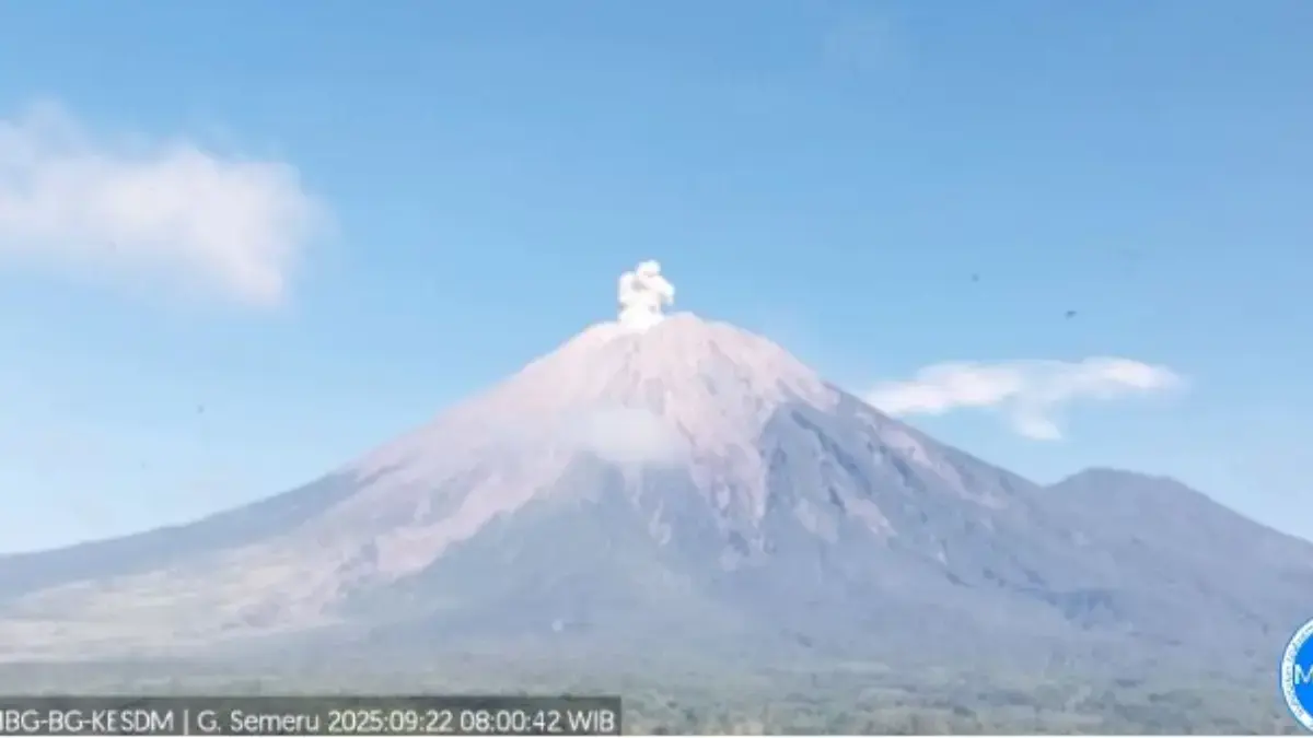 Gunung Semeru Erupsi Lagi.