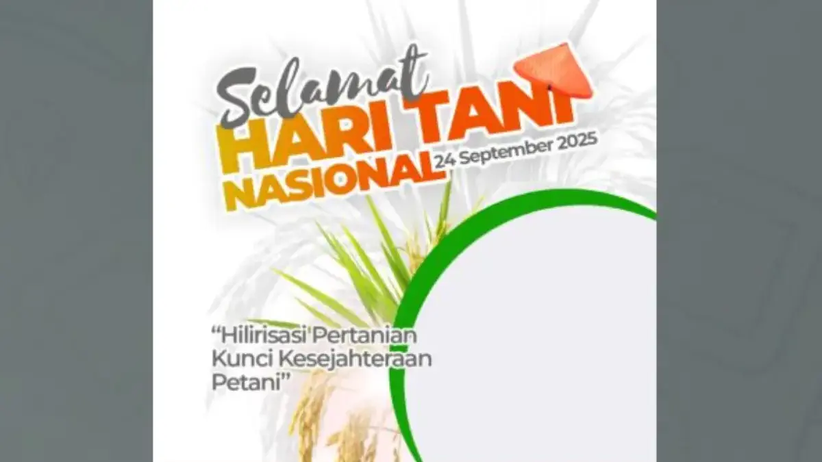 Twibbon Hari Tani Nasional 2025