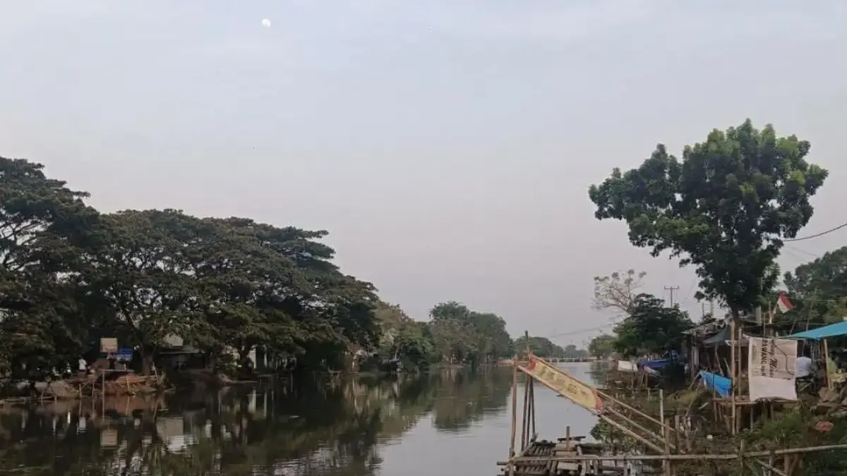 Mancing gratis Hari Jadi Karawang ke-392 di saluran irigasi Kepuh (belakang kodim)