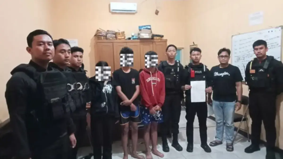 Aksi Tawuran Digagalkan Polres Karawang.