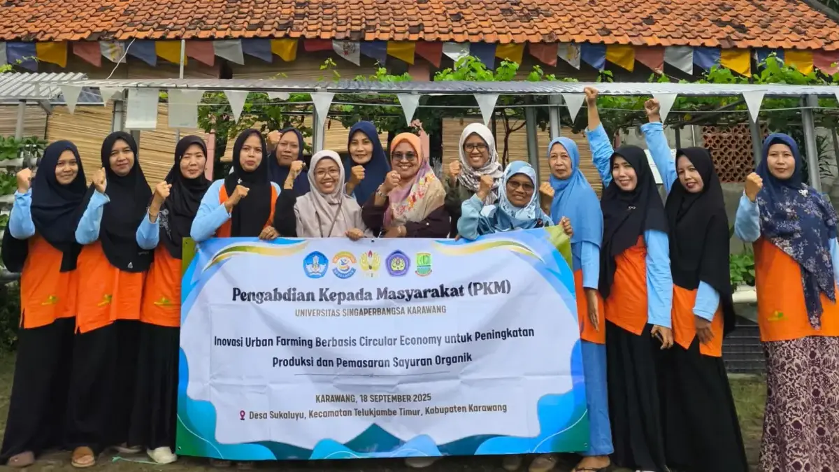 Olah Sampah Jadi Pupuk Organik.