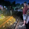 Polres Karawang Cek TKP.