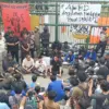 Puluhan Pemuda dan Mahasiswa di Pemkab Bekasi.