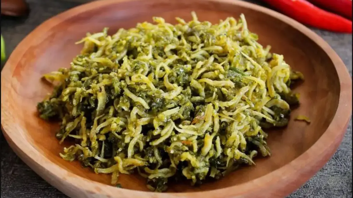 Ilustrasi Resep Sambal Teri Ijo.