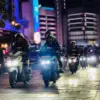 Suasana malam kota Bandung
