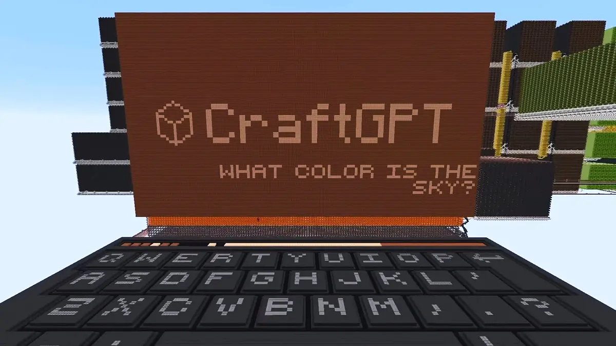 Gila! Ada Player Minecraft Berhasil Bikin ChatGPT Versi Sederhana di Dalam Game