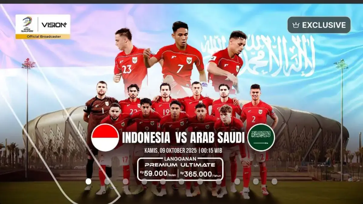LINK STREAMING GRATIS Indonesia vs Arab Saudi