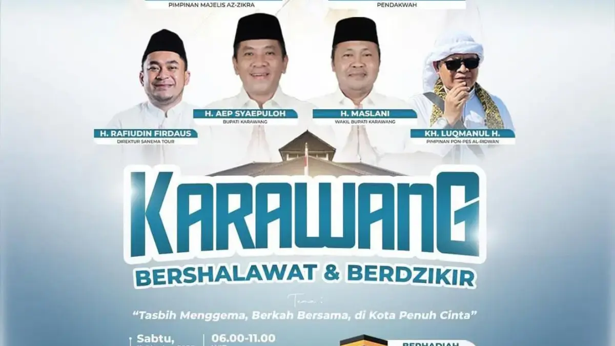 Sholawatan Dapat Hadiah Umroh, Yuk Datang ke Masjid Al-Jihad Karawang!