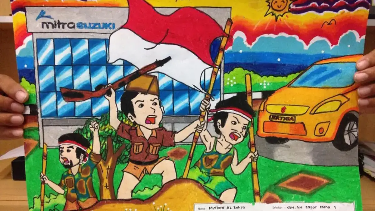 Orang Tua Sayang Anak, Ajak Si Kecil Ikut Lomba Mewarnai Hari Pahlawan di Gramedia Mall Resinda Karawang ‎