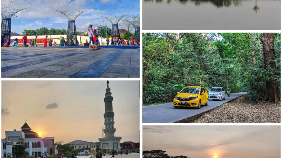 Alun Alun Karawang, Karawang Pawitan, Hutan Kembang Cikampek, Danau Kartika, Danau KIIC Selatan
