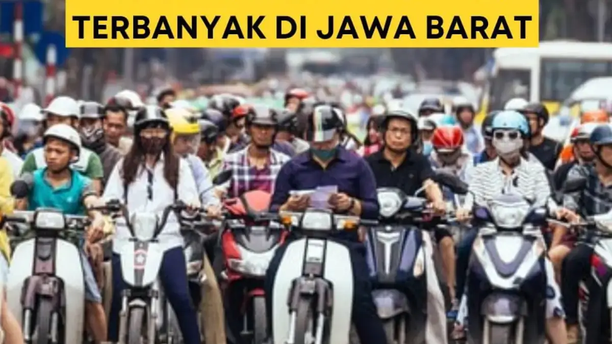 Sepeda Motor Terbanyak Jawa Barat