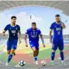 Pemain Persib Bandung Julio Cesar, Berguinho dan Luciano Guaycochea