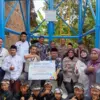 Pemdes Purwadana Resmikan Bantuan CSR dari PT BMJ Penyediaan Air Baku Domestik di Dusun II Jenebin