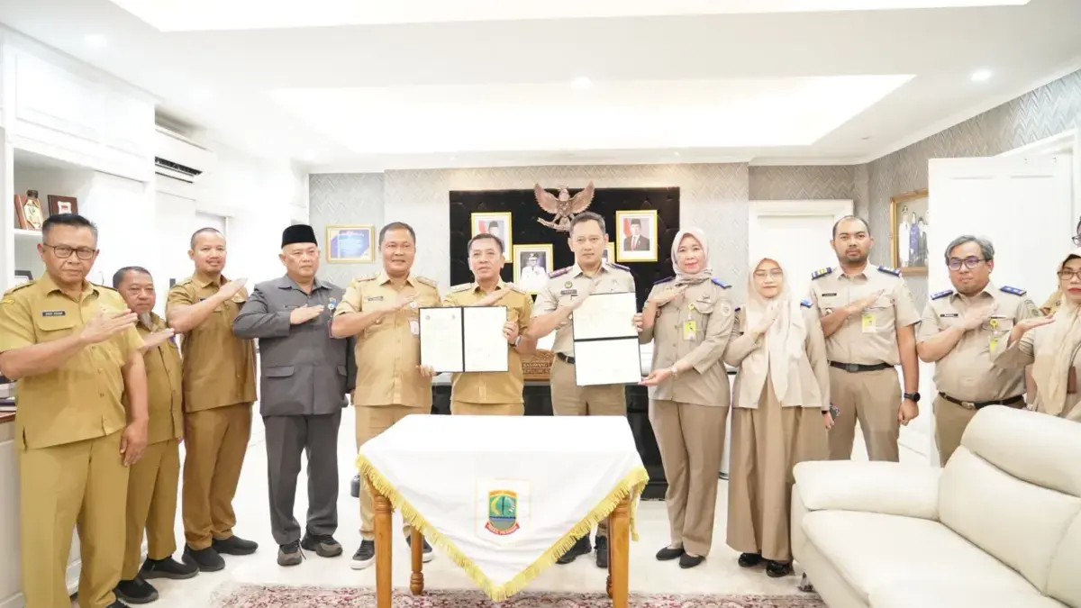 Pemkab Karawang dan ATR/BPN Teken MoU Percepatan Sertifikasi Aset Daerah MoU Percepatan Sertifikasi Aset Daerah