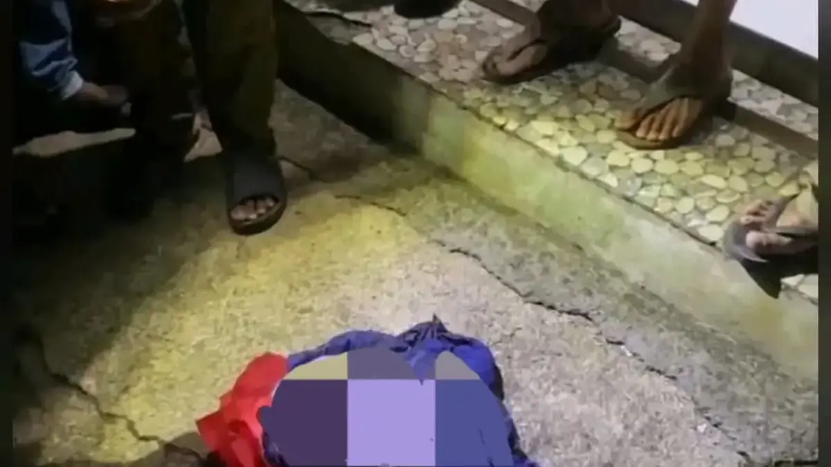 Kejam Sekali Pelakunya, Jasad Bayi Ini Ditemukan di Pinggir Sawah dengan Mulut Dilakban Bayi dibuang
