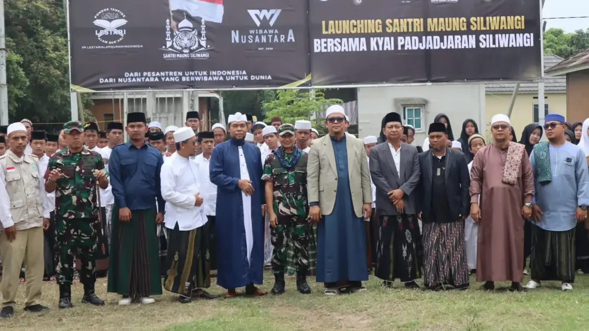 Danrem 063/Sunan Gunung Jati Resmikan Santri Maung Siliwangi di Pesantren Lestari Alam Qur'ani Indonesia  Danrem 063/Sunan Gunung Jati Resmikan Santri Maung Siliwangi di Pesantren Lestari Alam Qur\'ani Indonesia 