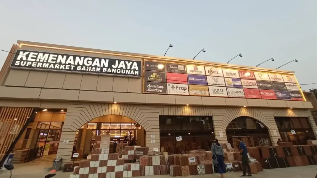 Kemenangan Jaya Supermarket Bangunan di Perumnas Karawang