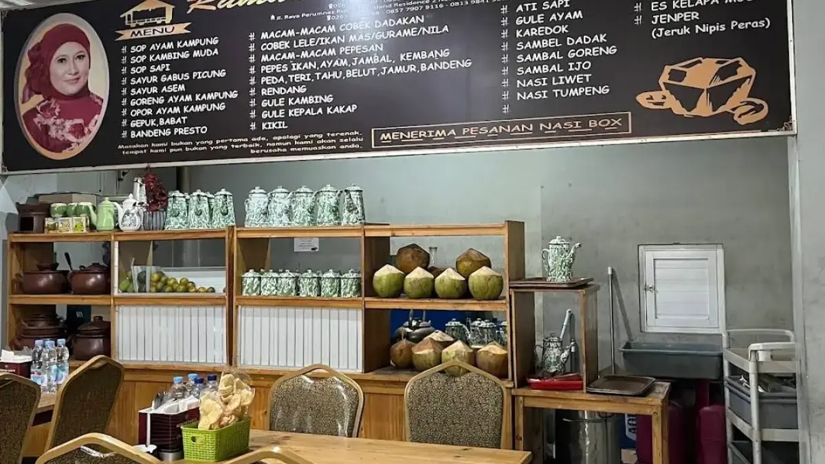 Rumah Makan Bu Cucu 2 di Perumnas Karawang