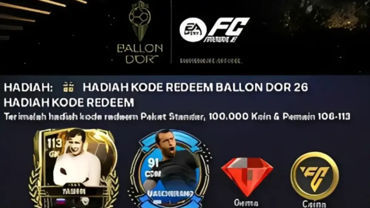 Kumpulan Kode Redeem Terbaru Game FC Mobile.