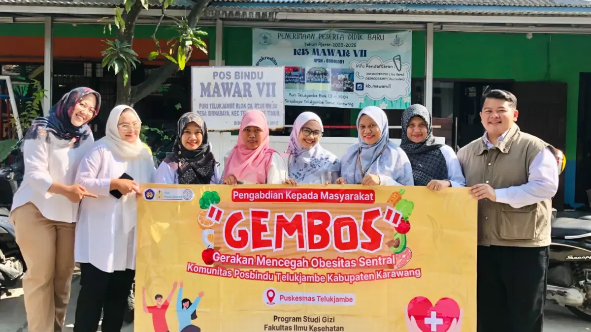 UNSIKA Gelar Program GEMBOS di Posbindu Telukjambe.