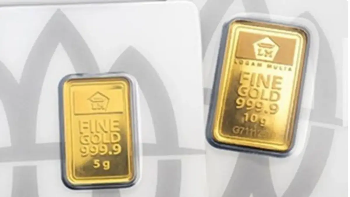 Harga Emas Antam Hari Ini Anjlok, Jadi Rp2.267.000 Per Gram! Emas Antam