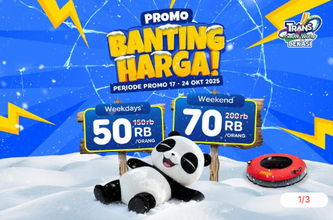harga tiket snow world bekasi 2025