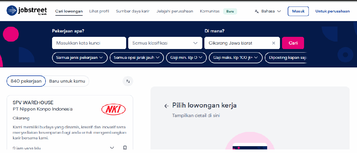 Ratusan Lowongan Kerja di Cikarang 2025 Dibuka! Fresh Graduate, Ini Peluangmu! lowongan kerja di cikarang 2025