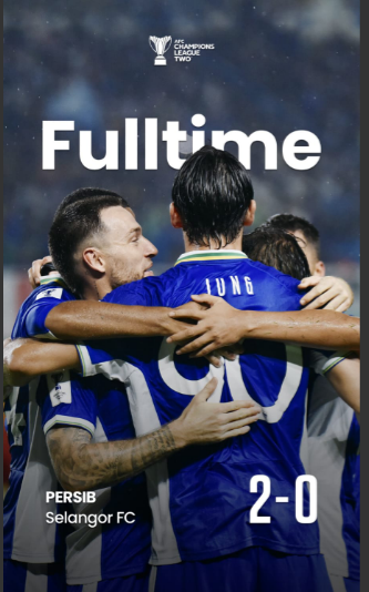 Hasil Pertandingan Persib vs Selangor FC