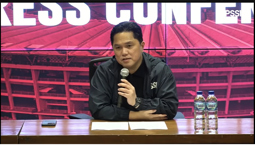 Presconfres PSSI terkait dengan pelatih pengganti pactric kluivert