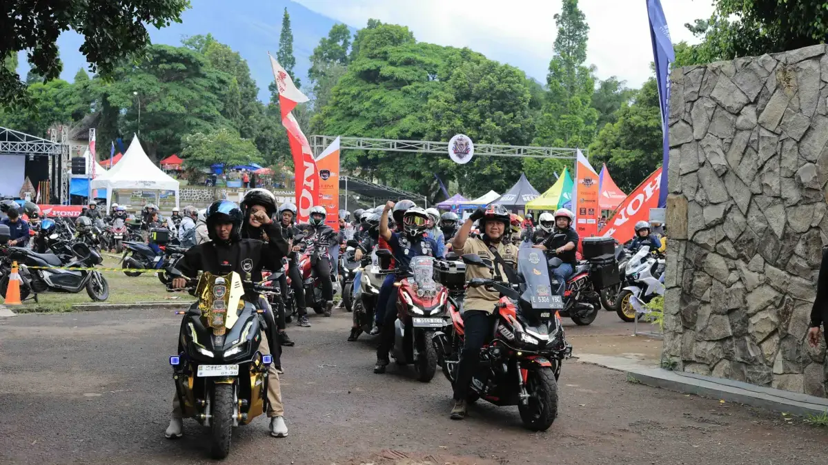 Jambore Nasional Honda ADV Indonesia Keempat Digelar di Kuningan Jambore
