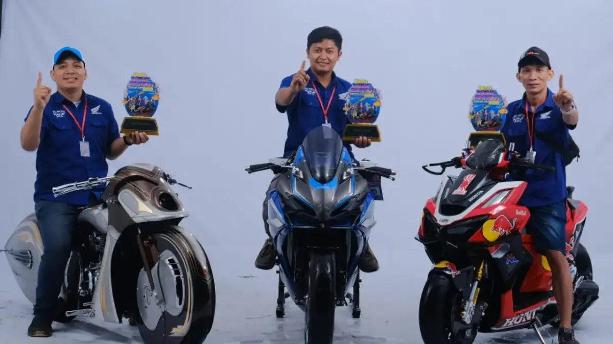 Woww.. Jawara Modifikator Pamerkan Karya di Pesta Akbar Honda Modif Contest Modif