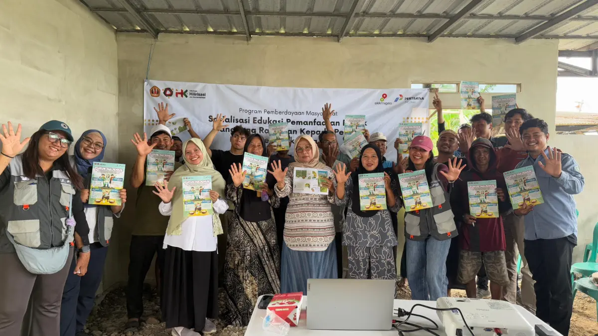 Inovasi Perdana di Karawang, PHE ONWJ Ubah Limbah Cangkang Rajungan Jadi Pupuk Cair Bernilai Ekonomi PHE ONWJ