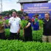 Warga Binaan Lapas IIB Purwakarta Sukses Bertani Kangkung dan Bayam.