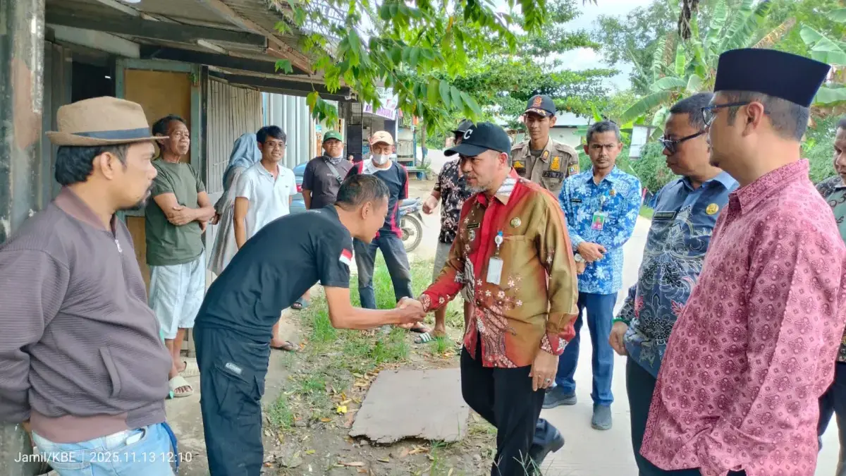 Pembangunan Gerai Koperasi Desa Merah Putih Sukasejati di Lahan TKD Terkendala Bangunan Liar Bangli
