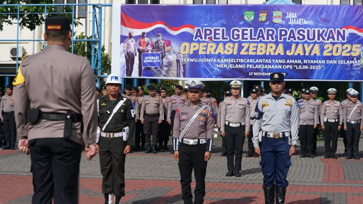 Operasi Zebra Jaya 2025 Dimulai, 2.939 Personel Disiagakan di Bekasi Operasi Zebra Jaya 2025 Kabupaten Bekasi.