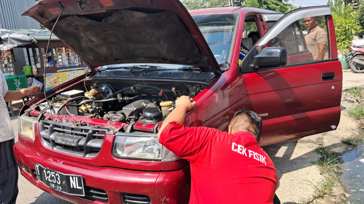 Polantas Menyapa, Petugas Aktif Sosialisasi Pengecekan Kendaraan Cek kendaraan