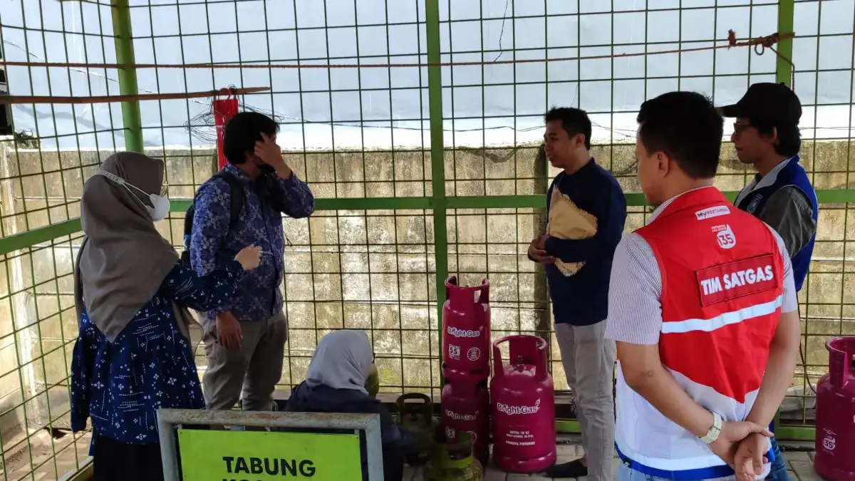 Penyaluran LPG 3 Kg di Tangerang Selatan.