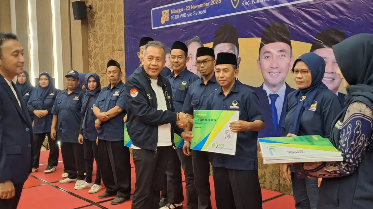 Nasdem Karawang Lantik 460 Pengurus DPC, Targetkan Kemenangan pada Pemilu 2029 Pelantikan pengurus DPC Nasdem Karawang