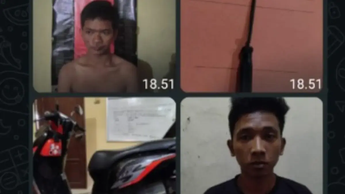 APES, Nyuri Motor Tetangga Sekampung di Jayakerta, Aksi 2 Pemuda Ini Ketahuan, Digiring ke Polsek Dengklok Curanmor