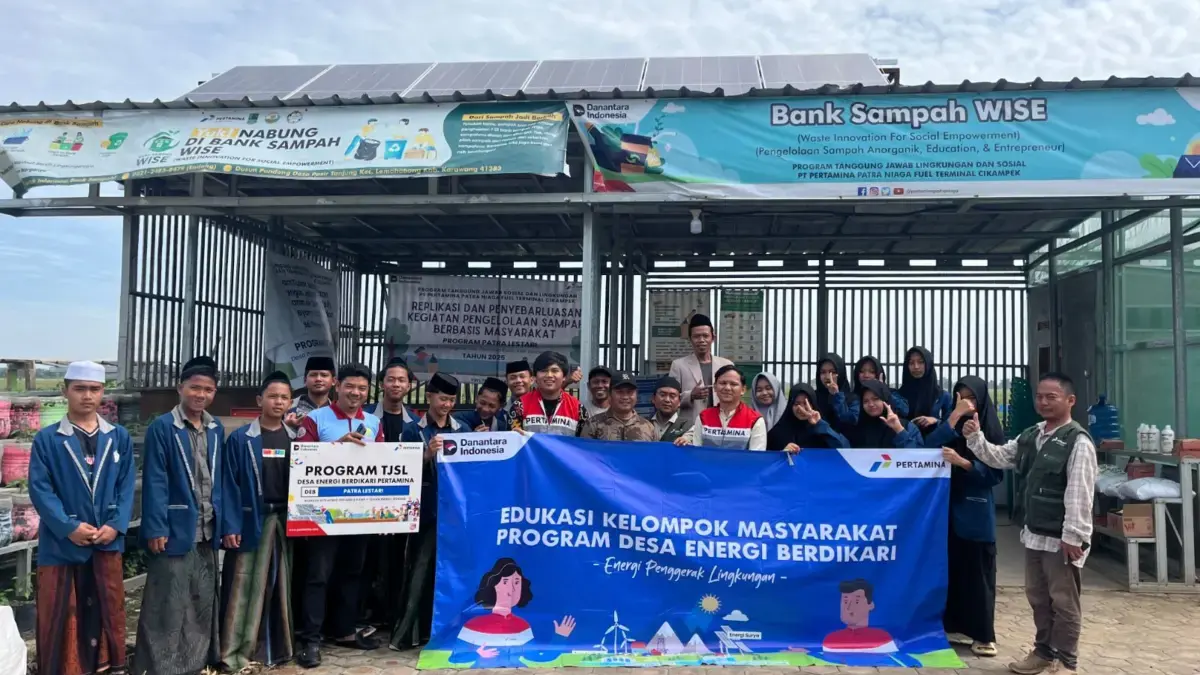 Pertamina Patra Niaga Regional JBB Perkuat Program Desa Energi Berdikari Lewat Edukasi di Karawang Pertamina Perkuat Program Desa Energi