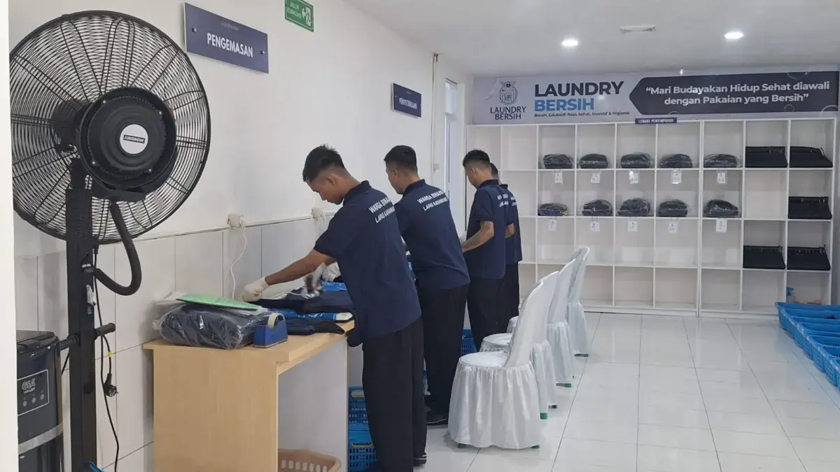 Lapas Karawang Luncurkan “Laundry Bersih”