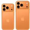 Tampilan iPhone 17 Pro Max warna Cosmic Orange