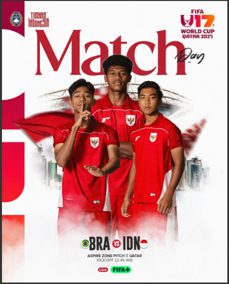 Garuda Muda Siap Hadapi Brasil: Persiapan Ketat Timnas U-17 Indonesia di Piala Dunia 2025 indonesia u17 vs brazil u17