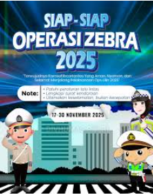 Operasi Zebra 2025 Dimulai: Polisi Razia Ketat Pelanggaran Lalu Lintas di Seluruh Indonesia operasi zebra 2025