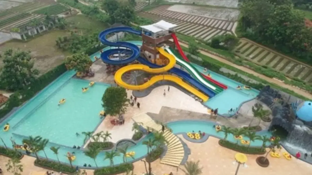destinasi air di waterboom karawang